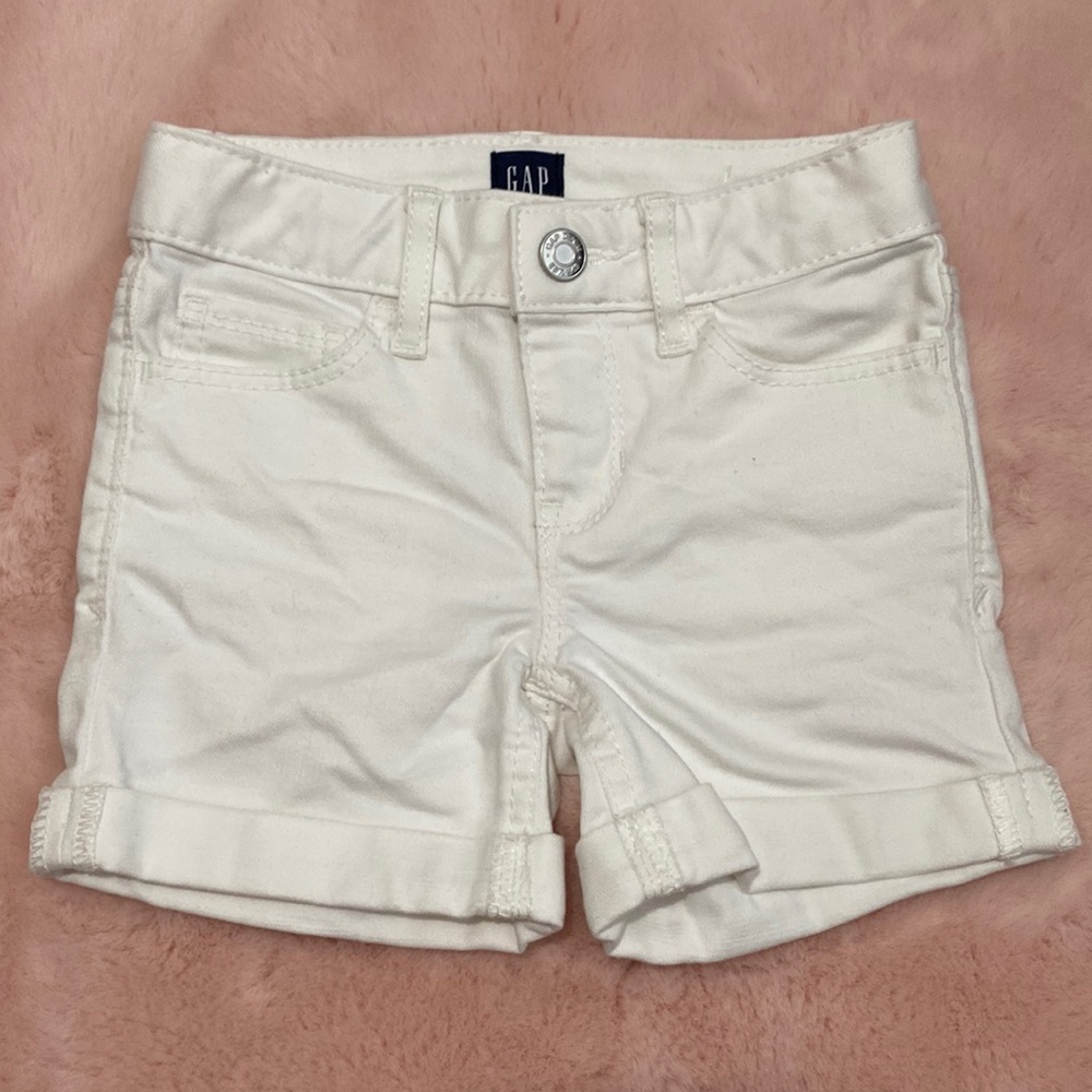 GAP Denim - Stretch Midi Short | White | Size 5